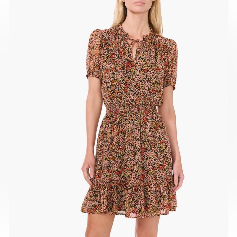 Elegant Floral Women's Dress